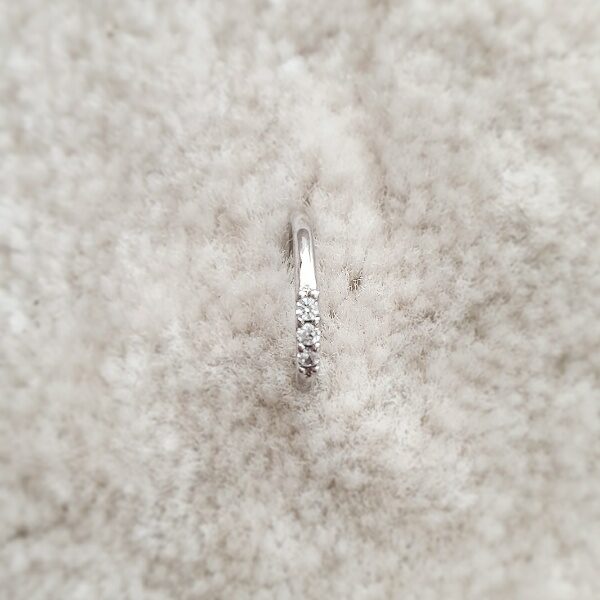 Earcuff circonitas 9mm Plata