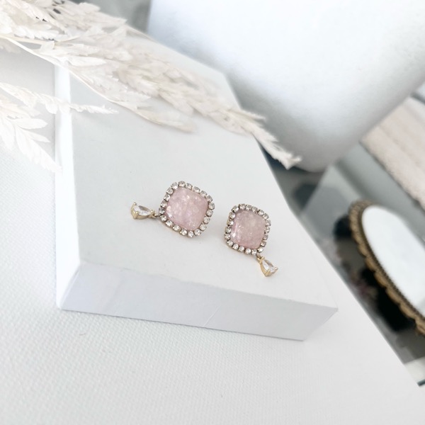 Pendientes Dama Tipo Botón